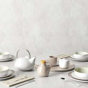 现代白色餐具3D模型下载